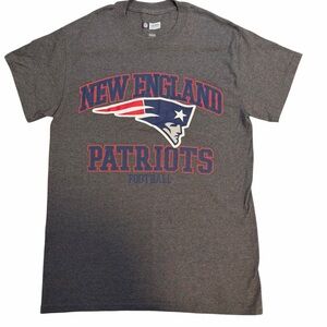 NFL New England Patriots Charcoal Tee Small